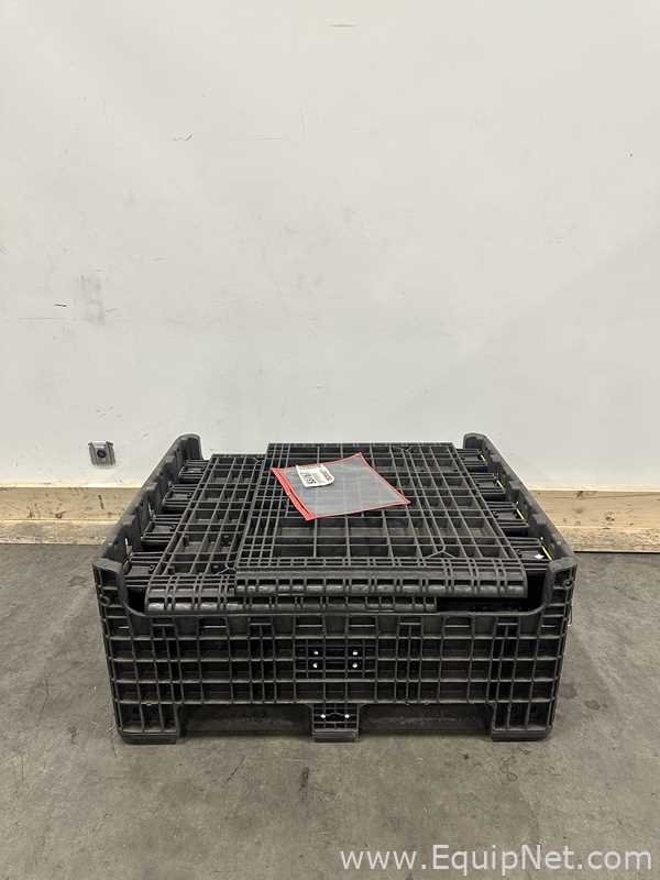 Lot Of 5 Orbis Heavy Duty Collapsible Storage Bins