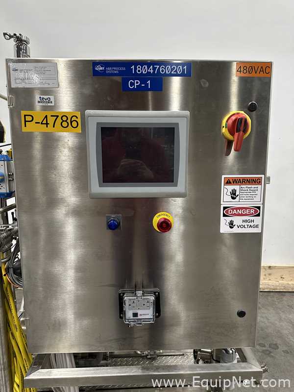 A and B Process Systems CIP Skid
