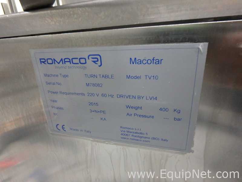 Maquina Monobloque de Llenado-Tapado de Frasco marcaRomacoMacofar modeloLVI4 con Equipos Perifericos