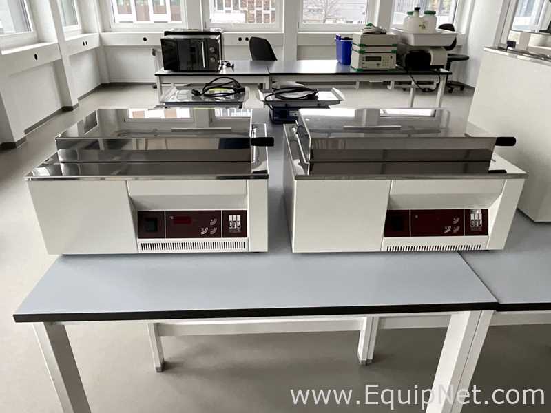 Lote de 2 Baño María / Circulador GFL 1003.  14 Litros
