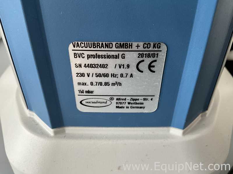 Lote de 2 Bomba de Vacío Vacuubrand BVC Professional