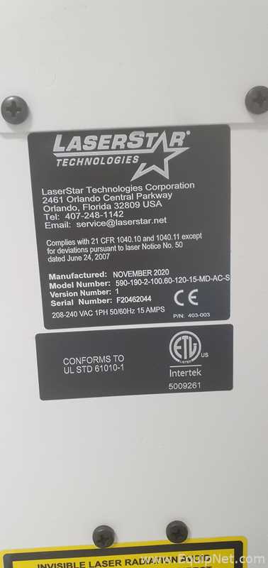 Soldador LaserStar Technologies 590-190-2-100.60-120-15-MD-AC-S