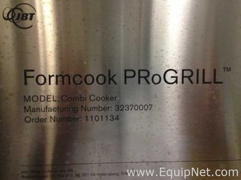 JBT FoodTech Formcook Combi Cooker Oven with Stein CM-40 Char Marker