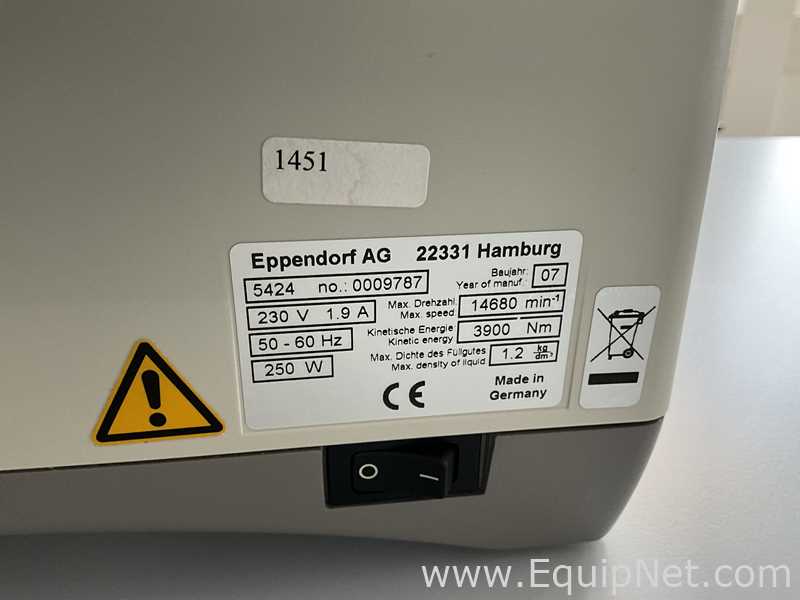Centrífuga para Laboratórios Eppendorf 5424