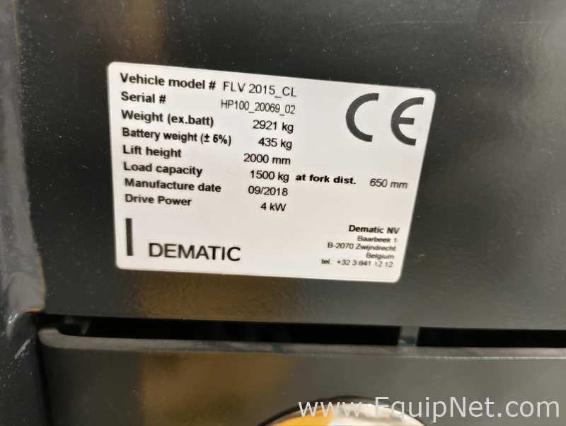 Dematic FLV 2015 CL Laser Automated Guided Fork Lift Truck