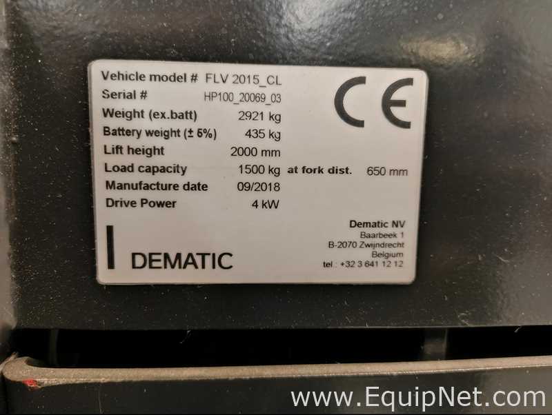 Dematic FLV 2015 CL Laser Automated Guided Fork Lift Truck