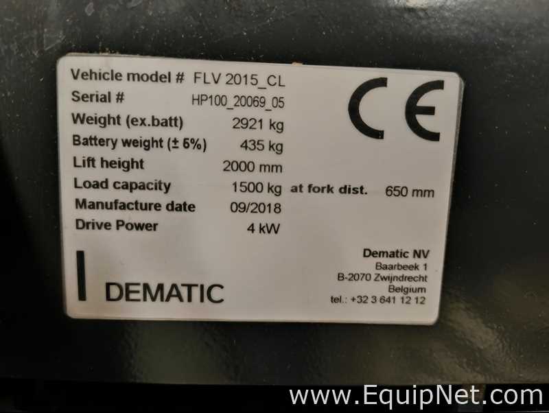 Dematic FLV 2015 CL Laser Automated Guided Fork Lift Truck