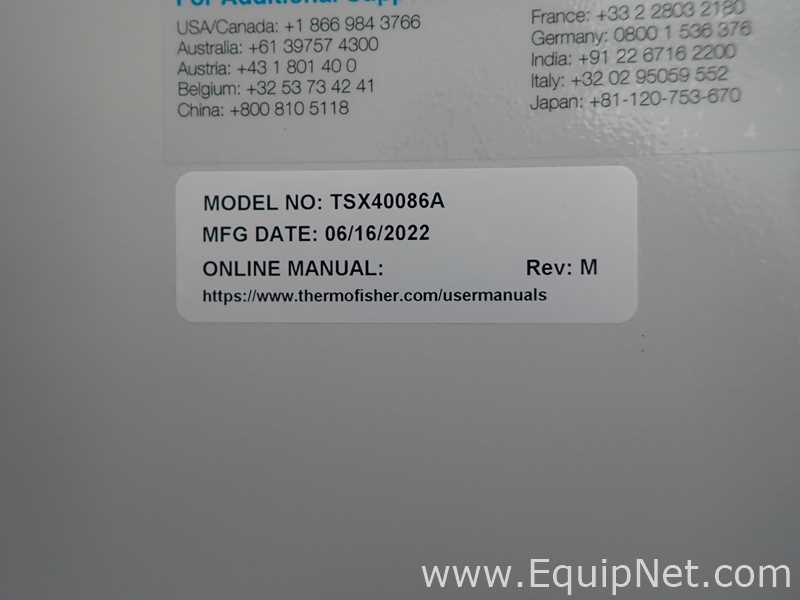 Congelador Thermo Fisher Scientific TSX40086A