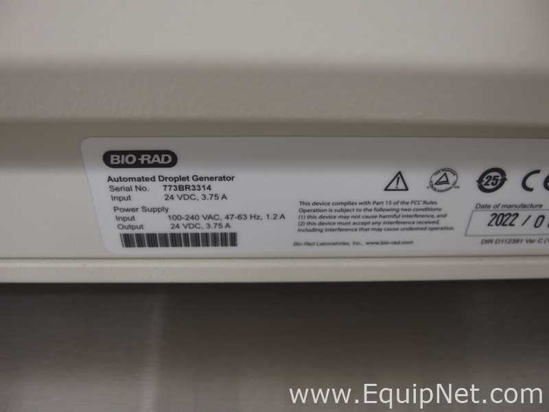PCR e Termociclador Bio-Rad Automated droplet generator