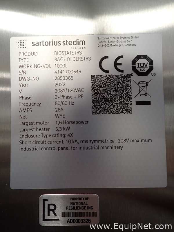 Biorreactor Sartorius Stedim BiostatSTR3
