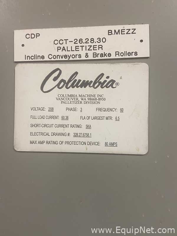 Paletizador Columbia Machine, Inc. HL6000-RR-AB-0907