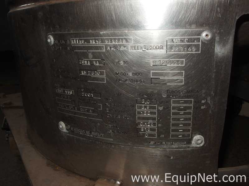 0.126 CU M 316 Stainless Steel Pressure Vessel