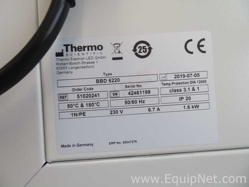 Thermo Scientific BBD 6220 CO2 Incubator