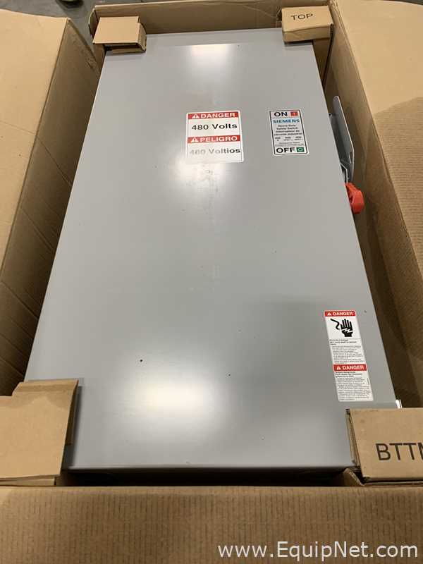 One Lot of Three Siemens HR365RA 600VAC - 400 Amp Heavy Duty Safety Switch