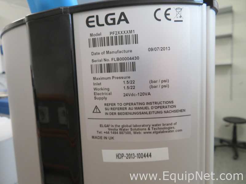 Sistema de Purificação e Destilação de Água Elga PF2XXXXM1