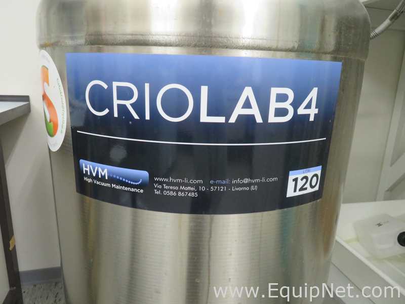 HVM Criolab4 120 Liter Cryogenic Tank