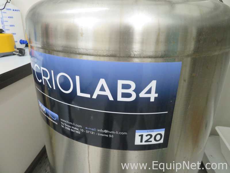 HVM Criolab4 120 Liter Cryogenic Tank