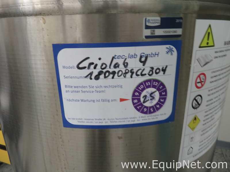 HVM Criolab4 120 Liter Cryogenic Tank