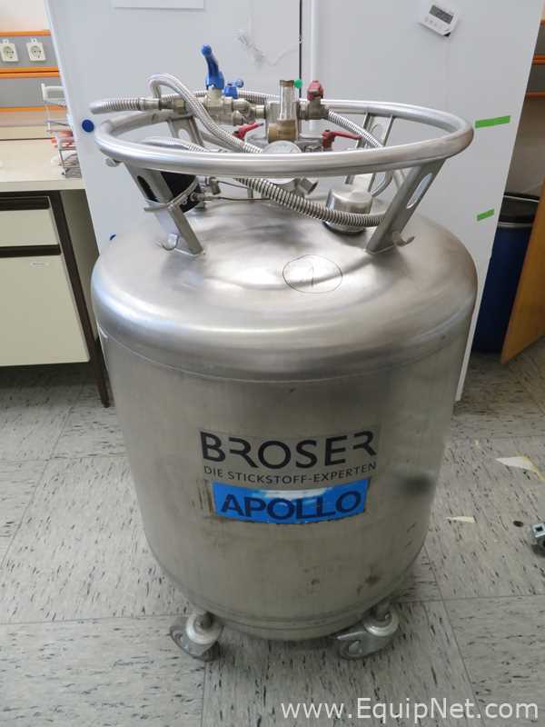 Messer Griesheim Ltd Apollo 200 Liquid Nitrogen Cryogenic Storage and Dispensing Dewar