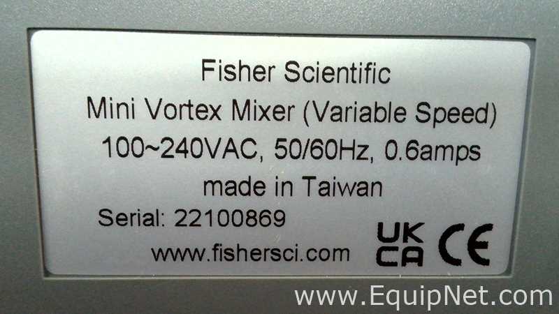 Lot of 6 Fisher Scientific Mini Vortex Mixers