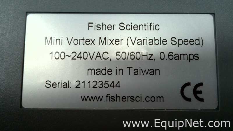 Lot of 6 Fisher Scientific Mini Vortex Mixers