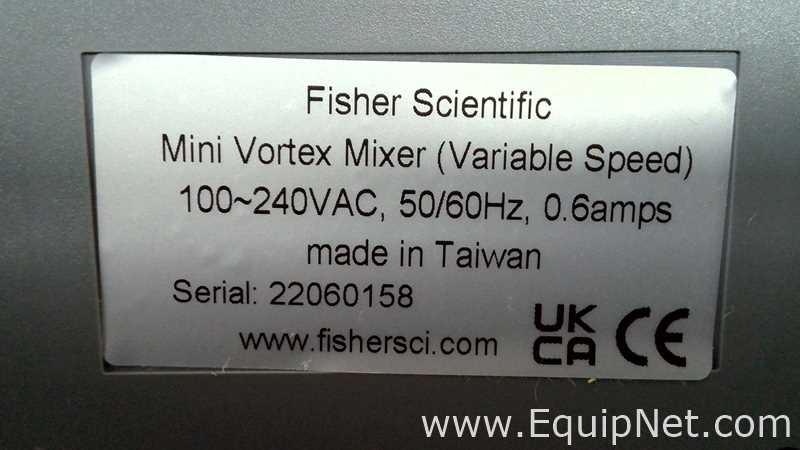 Lot of 6 Fisher Scientific Mini Vortex Mixers