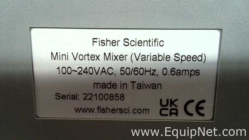 Lot of 6 Fisher Scientific Mini Vortex Mixers