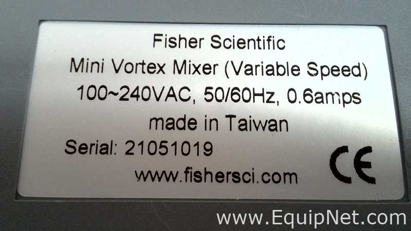 Lot of 6 Fisher Scientific Mini Vortex Mixers