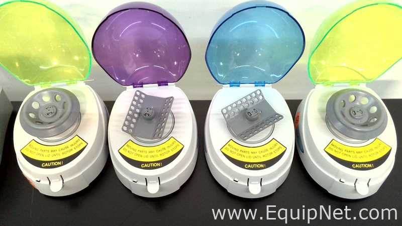 Lot of 6 Benchmark Scientific MyFuge Mini Centrifuges