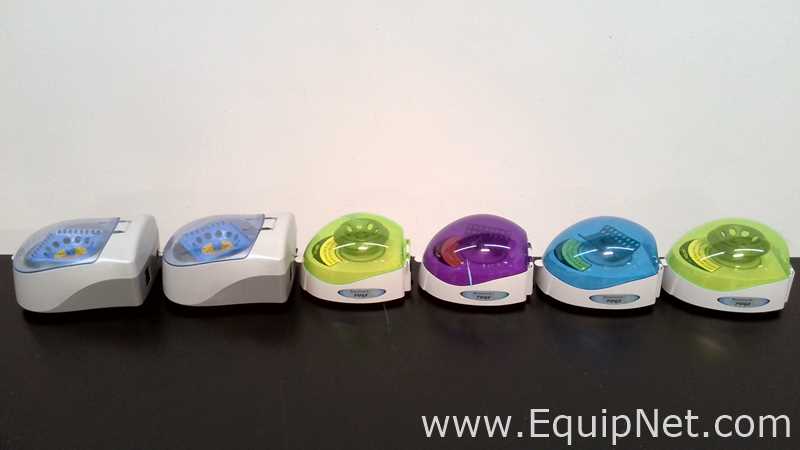 Lot of 6 Benchmark Scientific MyFuge Mini Centrifuges