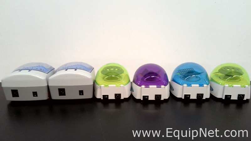 Lot of 6 Benchmark Scientific MyFuge Mini Centrifuges