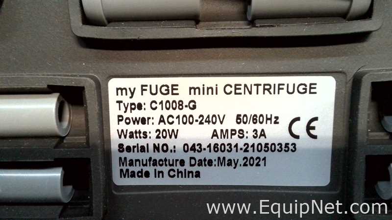 Lot of 6 Benchmark Scientific MyFuge Mini Centrifuges