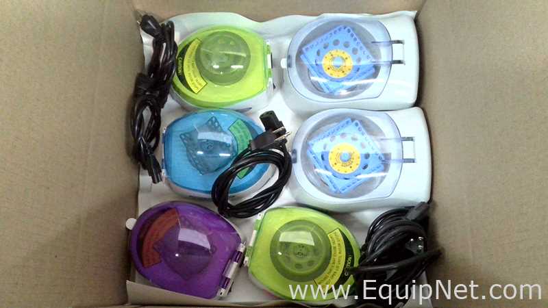Lot of 6 Benchmark Scientific MyFuge Mini Centrifuges