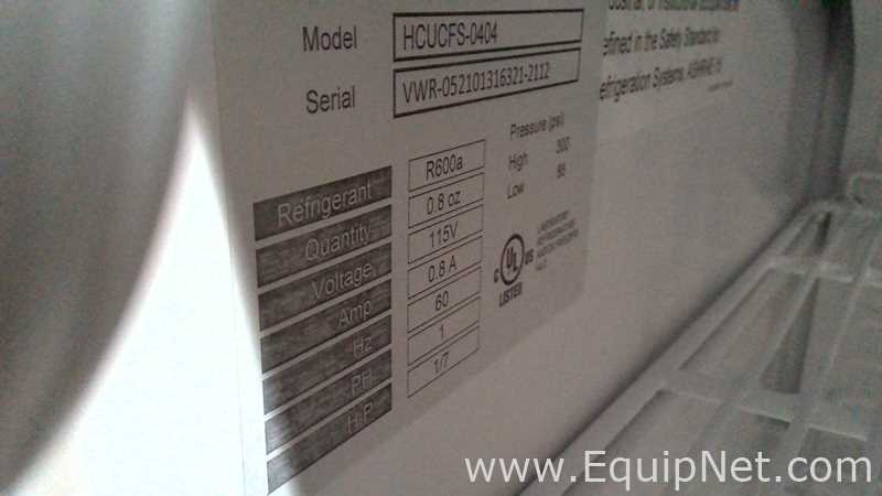 Lot of 2 VWR HCUCFS-0404 Undercounter Refrigerators
