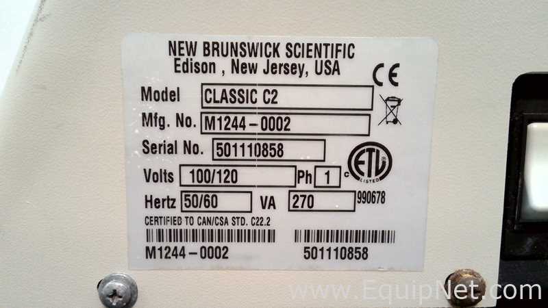 Agitador New Brunswick Scientific Classic C2. nuevo