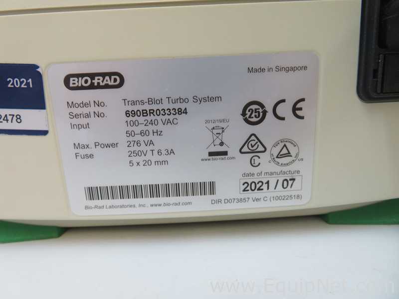 Bio-Rad Trans-Blot Turbo Transfer System