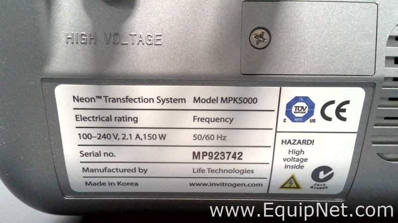 Equipo Médico Invitrogen MPK5000