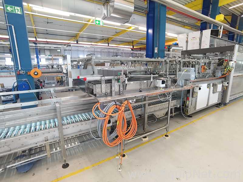 Unused KHS WP A-H Innopack Kisters Wrap Around Tray Packer with GPI Autoflex 15HSS Basket Carrier