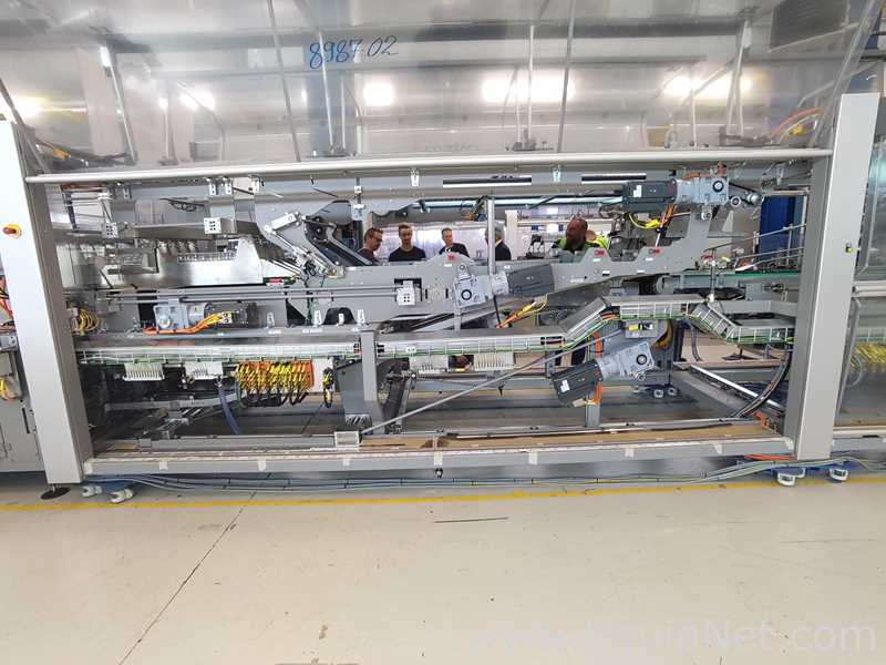 Unused KHS WP A-H Innopack Kisters Wrap Around Tray Packer with GPI Autoflex 15HSS Basket Carrier