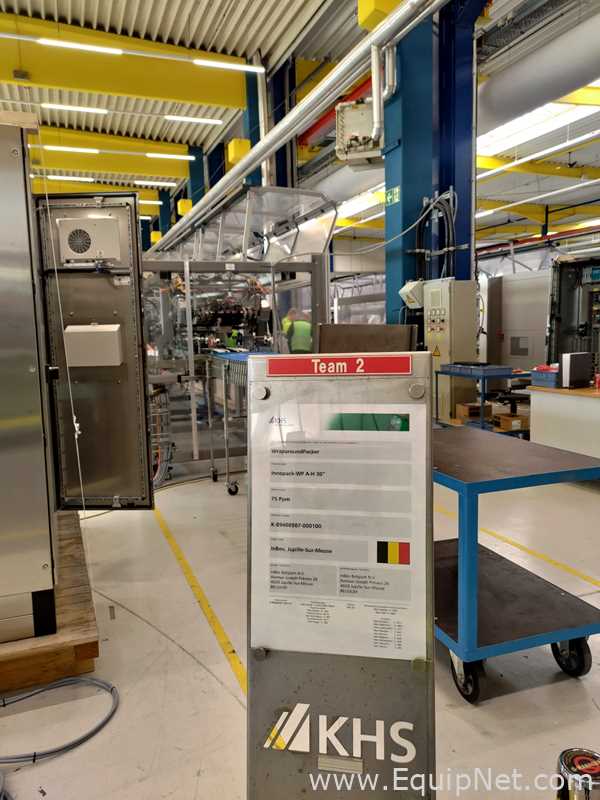 Unused KHS WP A-H Innopack Kisters Wrap Around Tray Packer with GPI Autoflex 15HSS Basket Carrier