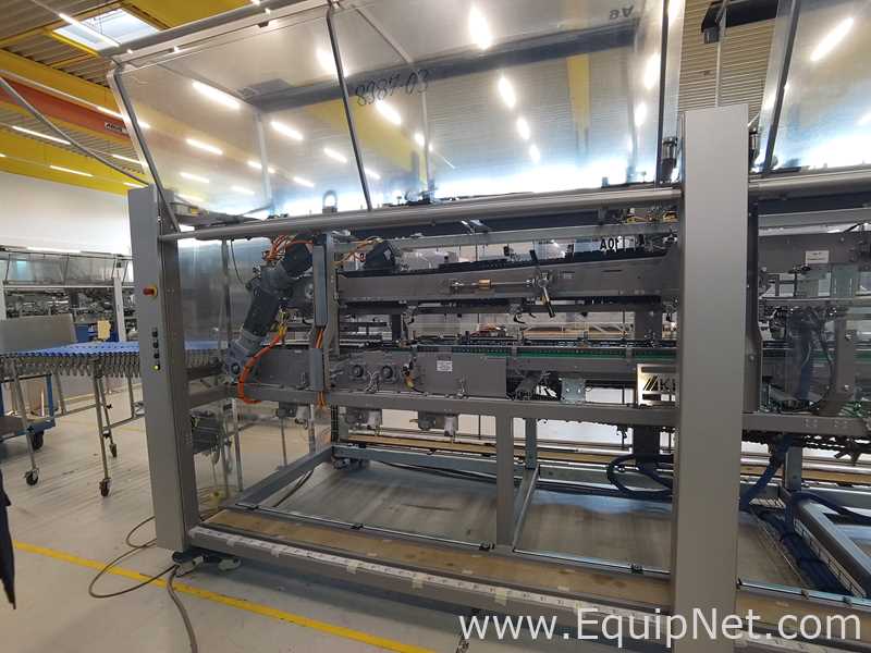 Unused KHS WP A-H Innopack Kisters Wrap Around Tray Packer with GPI Autoflex 15HSS Basket Carrier