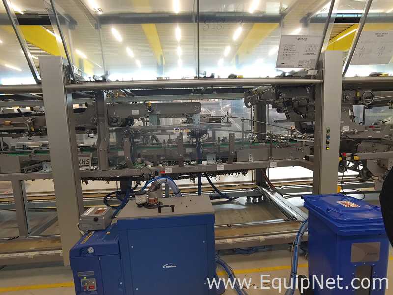 Unused KHS WP A-H Innopack Kisters Wrap Around Tray Packer with GPI Autoflex 15HSS Basket Carrier