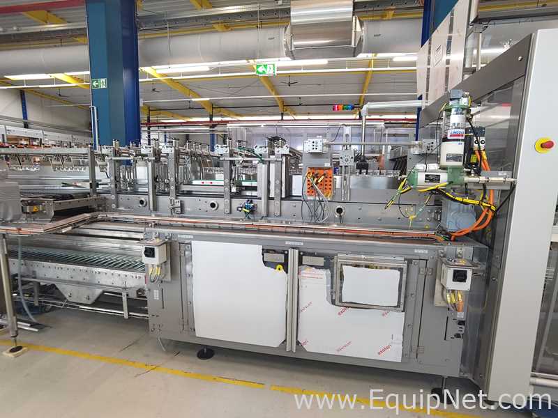 Unused KHS WP A-H Innopack Kisters Wrap Around Tray Packer with GPI Autoflex 15HSS Basket Carrier