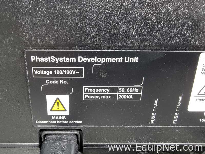 GE Healthcare Bio-Sciences PhastSystem Development Unit Electrophoresis