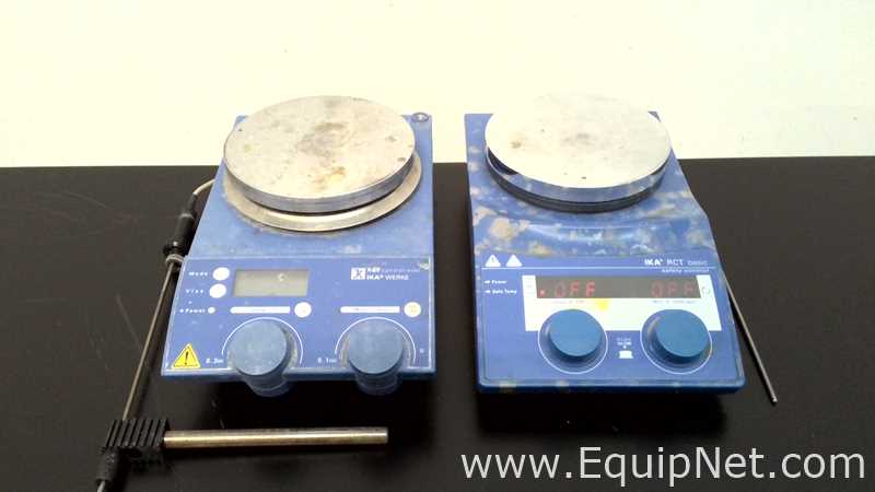 Lot of IKA Hot Plate Stirrers