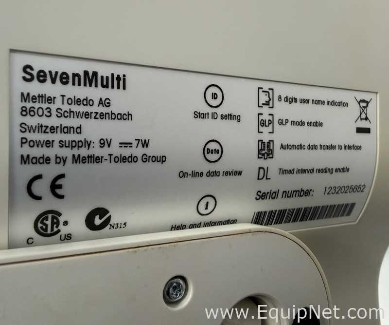 Mettler Toledo Seven Multi pH and Conductivity Meter