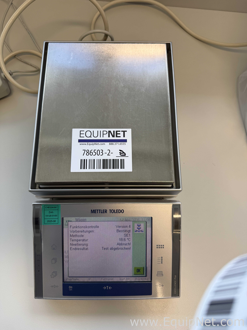 Mettler Toledo XP6002S Delta Range Balance with BT-P42 Rue Printer and Power Supply