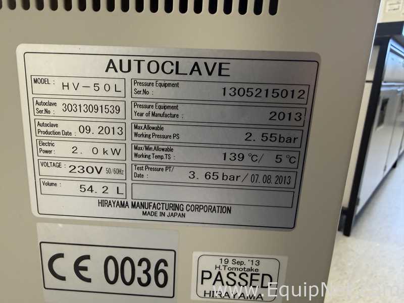 Sistema para Autoclaves HMC HV-50L