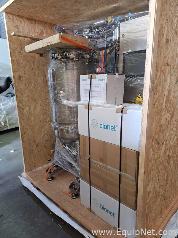 Crated and Unused BioNet F3-200 200L Bioreactor