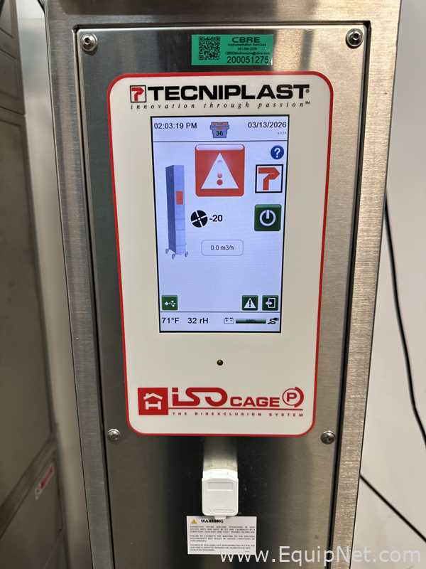 Lot of 2 Techniplast ISO96PFEUS and 2 ISO36PFEUS IsoCage Cage Controllers